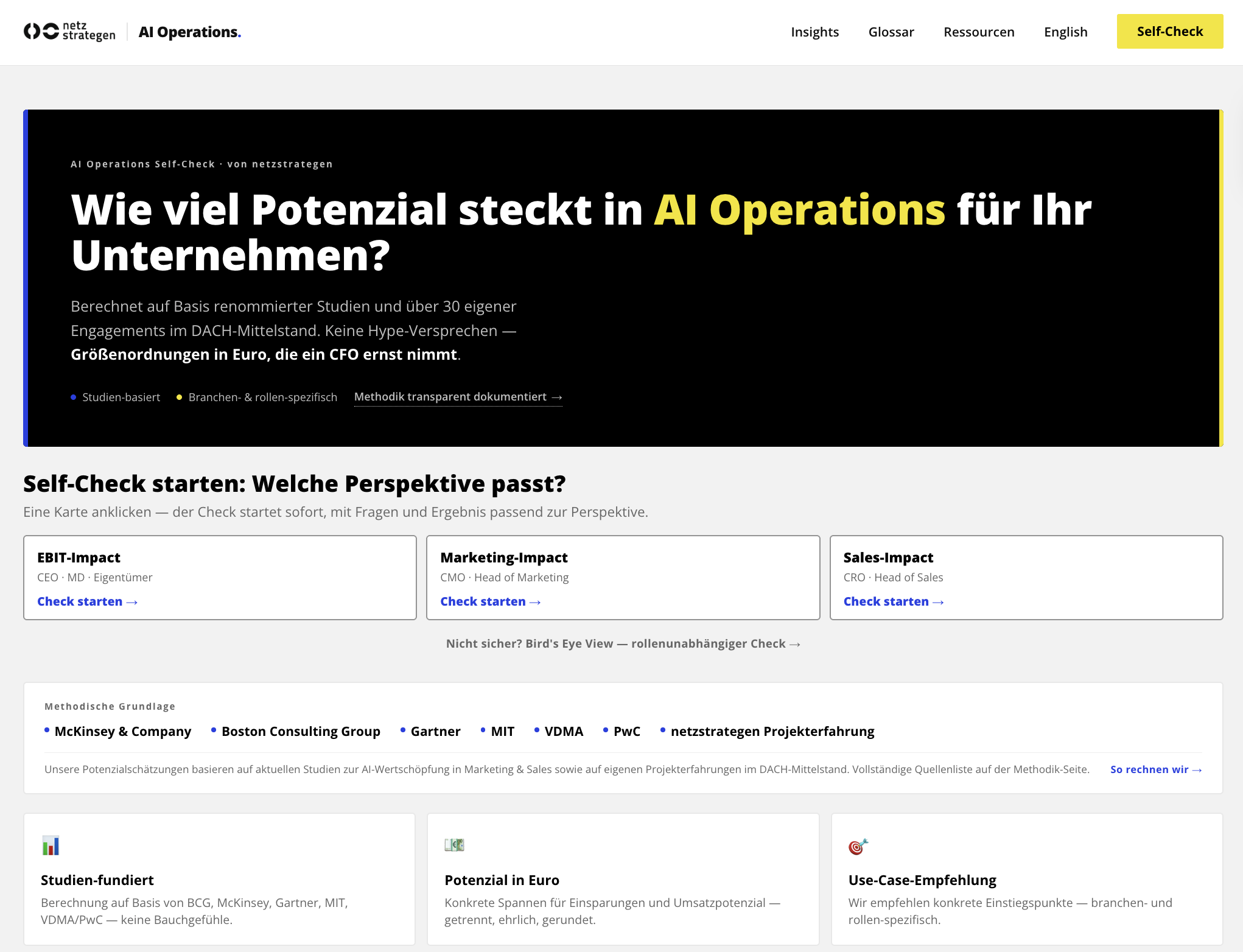 AI Check — Start
